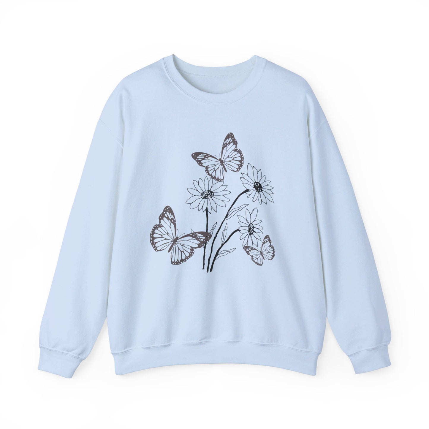 Butterfly Flower Sweatshirt