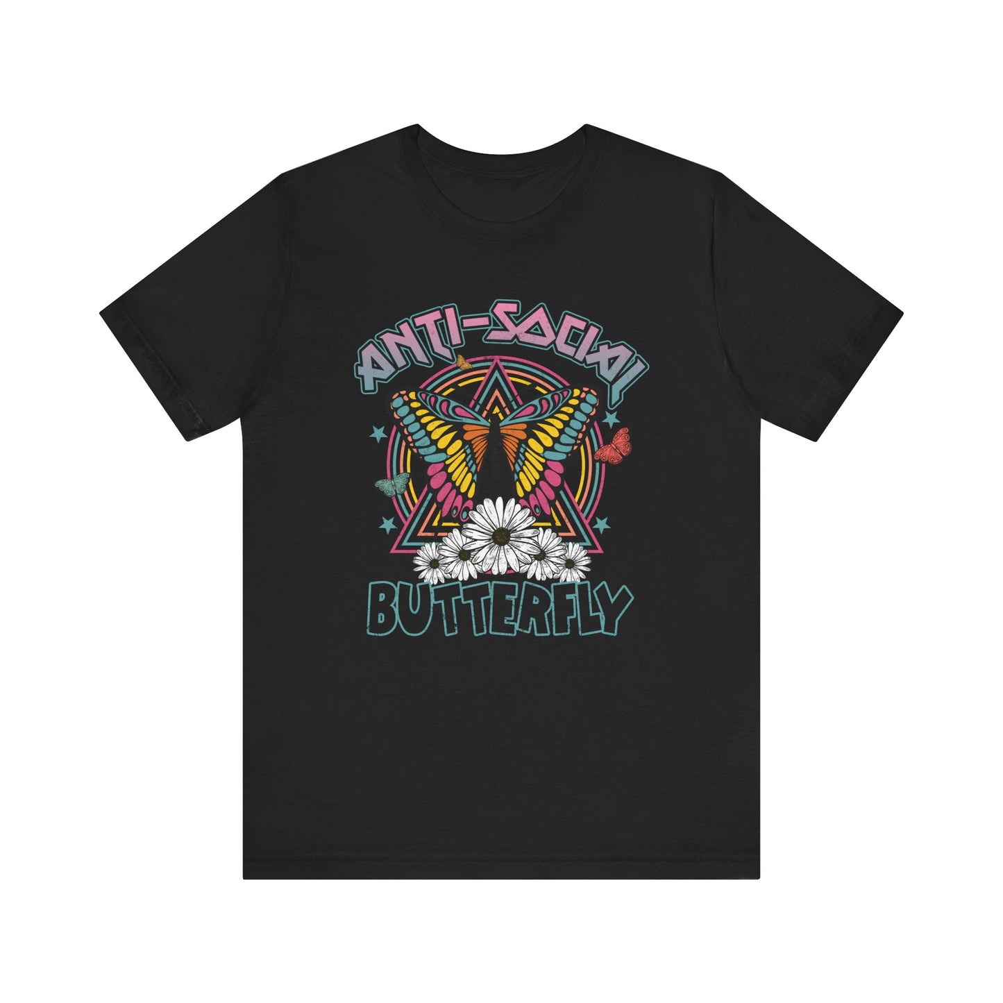 Unisex Tee Anti Social Butterfly T-Shirt