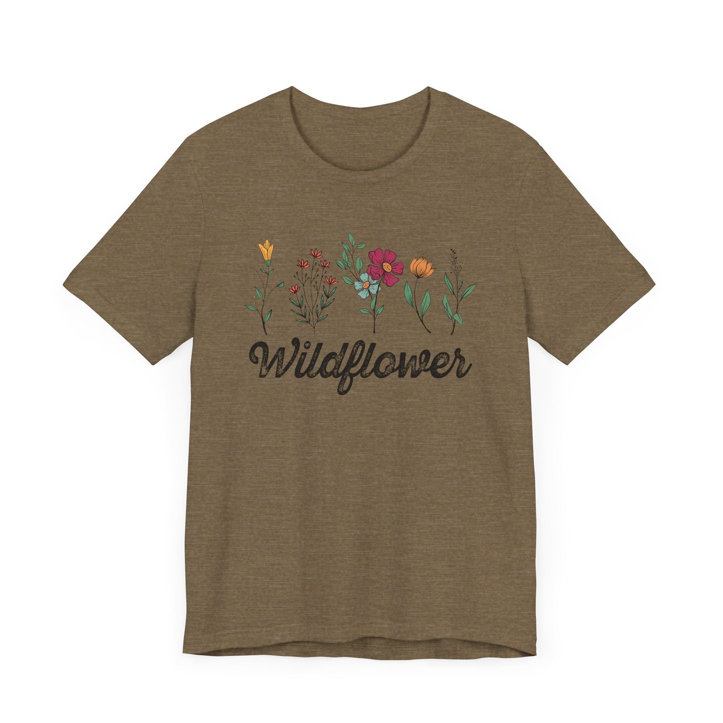 Wildflower Tee - Floral Tshirt for Nature Lovers