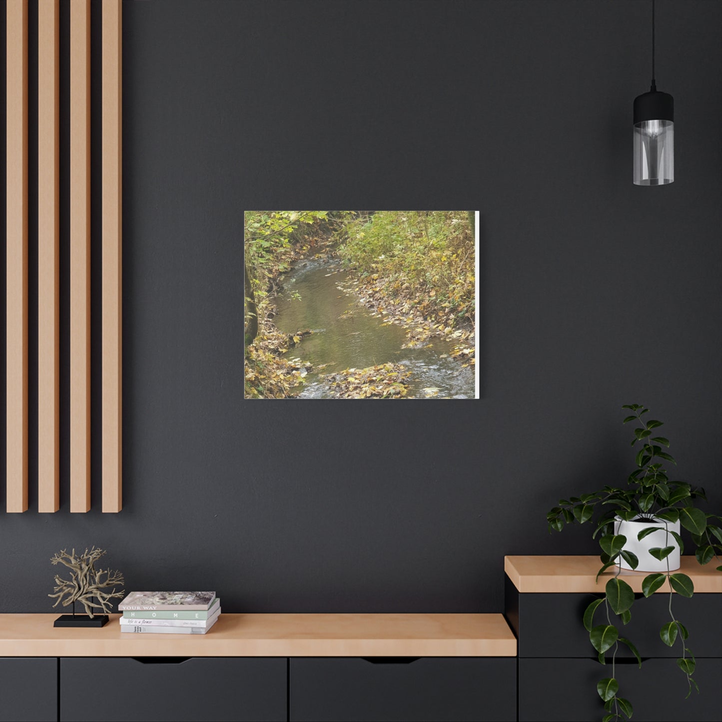 Canvas Print Autumn Water