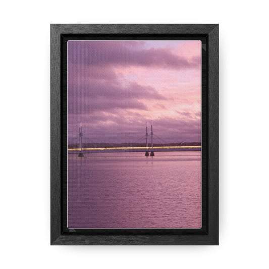 Canvas Wraps Sunset Bridge Art