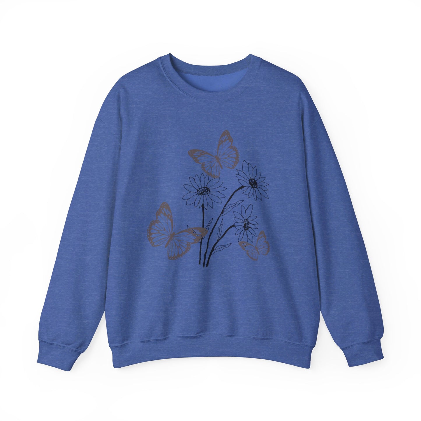 Butterfly Flower Sweatshirt