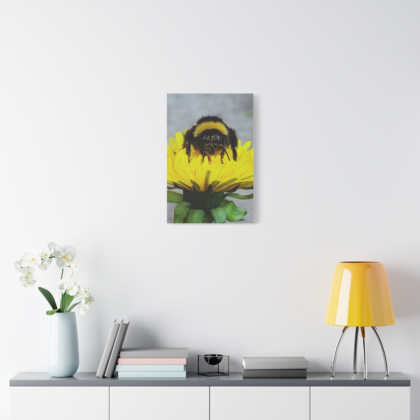 Canvas Nature Photograph Bee Print