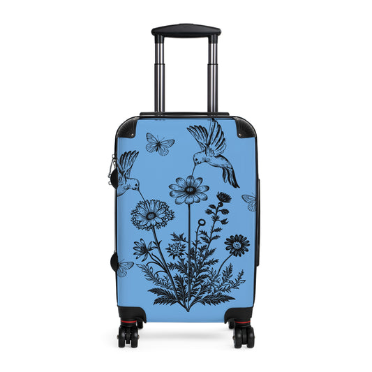 Travel Suitcase - Hummingbird Design