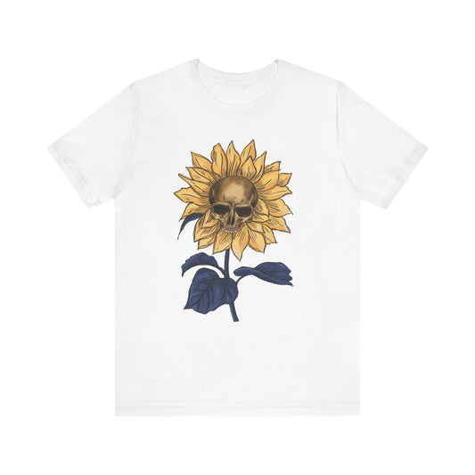 Sunflower Skull Tee Shirt