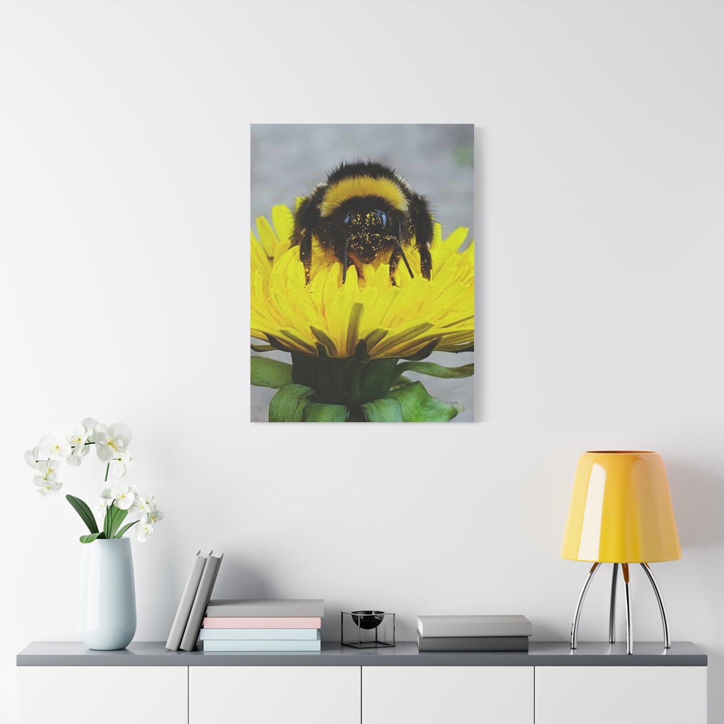 Canvas Nature Photograph Bee Print