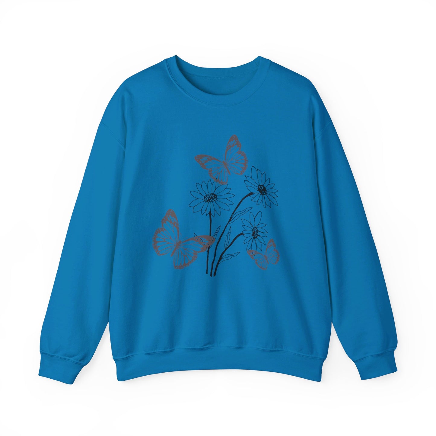 Butterfly Flower Sweatshirt