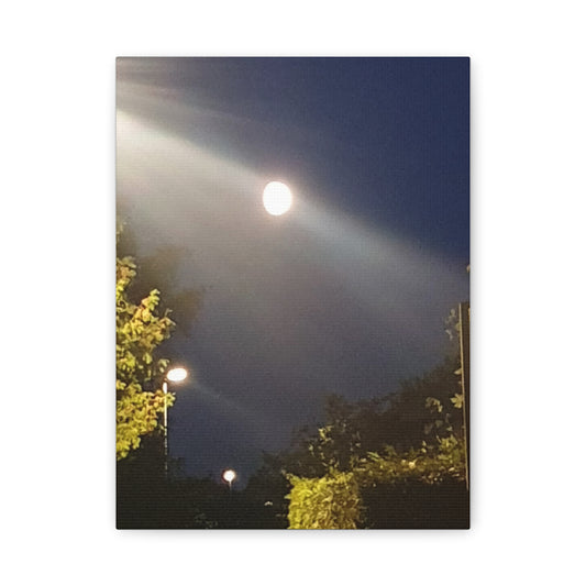 Canvas Print Moon Photography