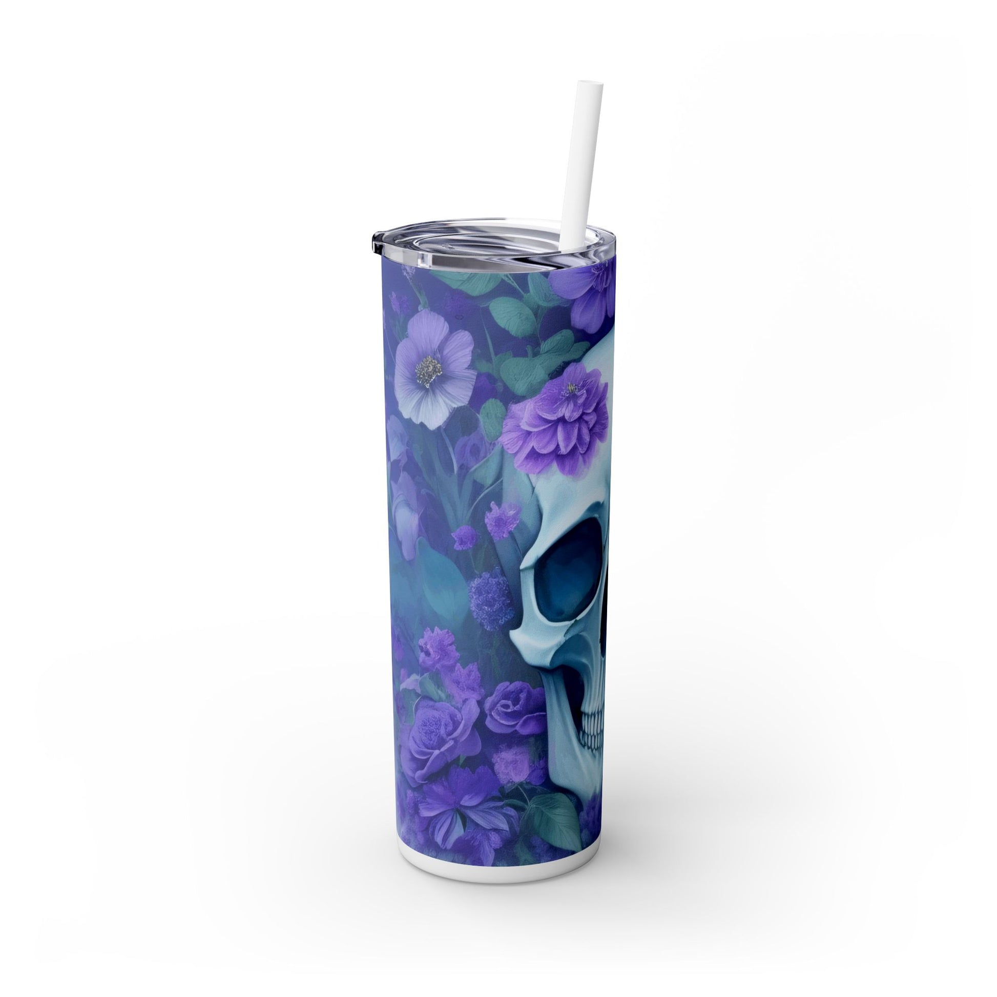 Floral Skull Tumbler