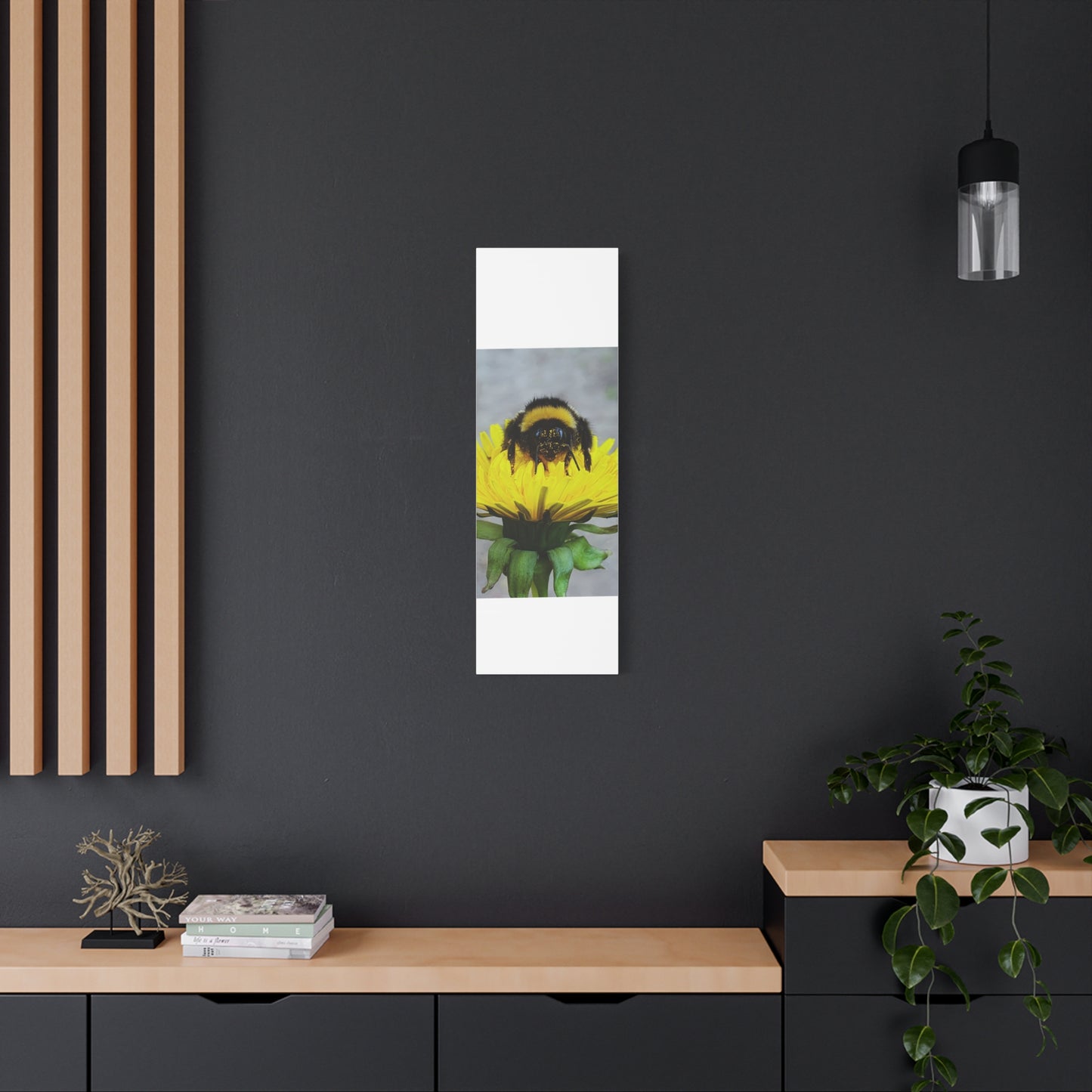 Canvas Nature Photograph Bee Print