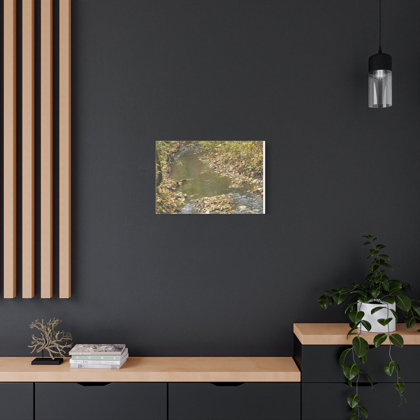 Canvas Print Autumn Water