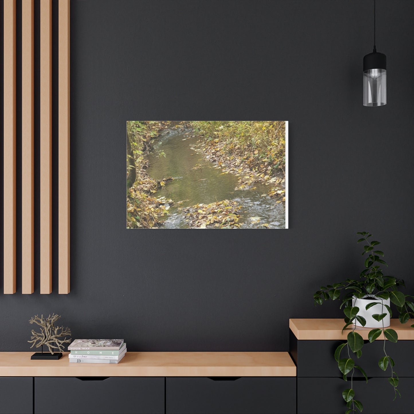 Canvas Print Autumn Water