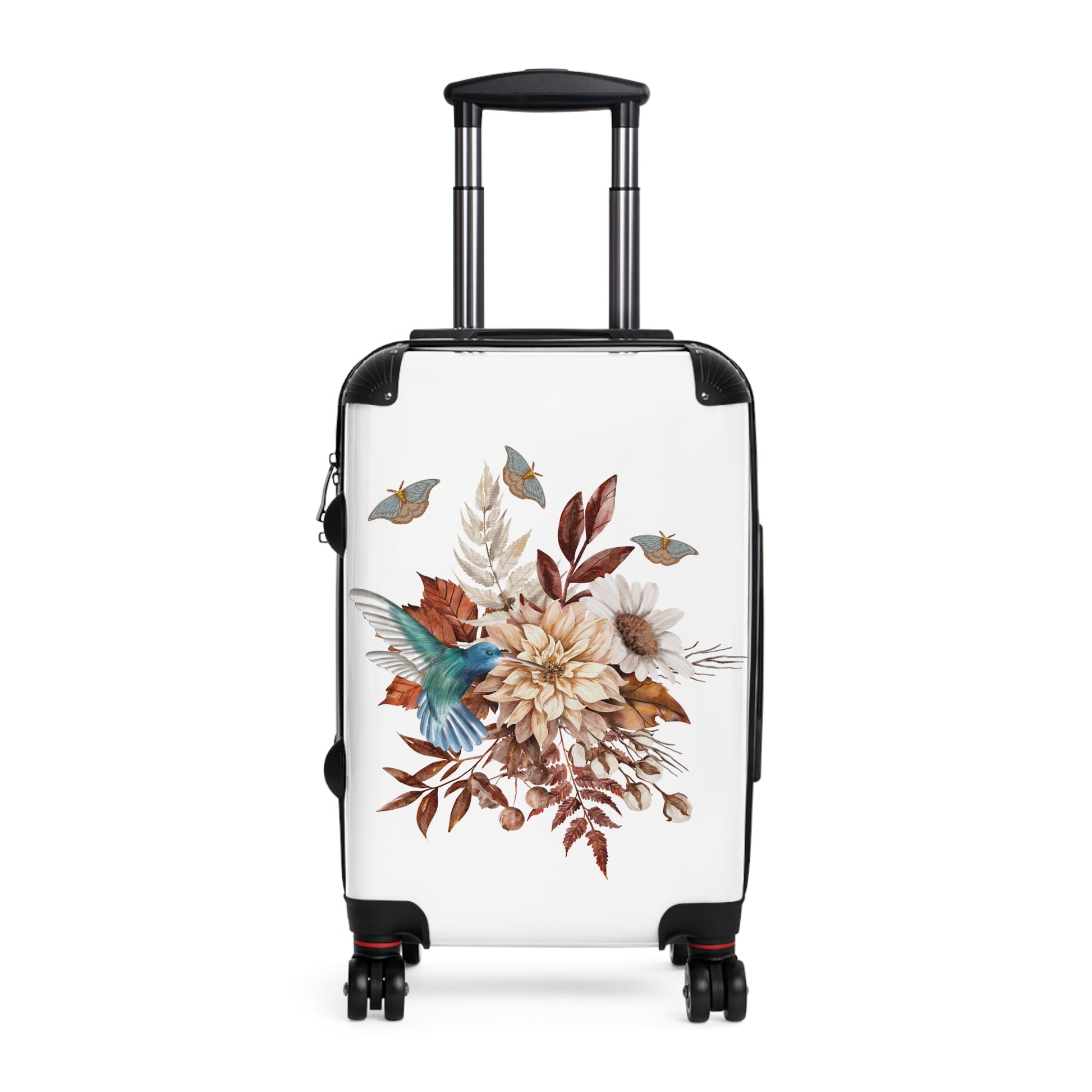 Hard Shell Suitcase Hummingbird Design