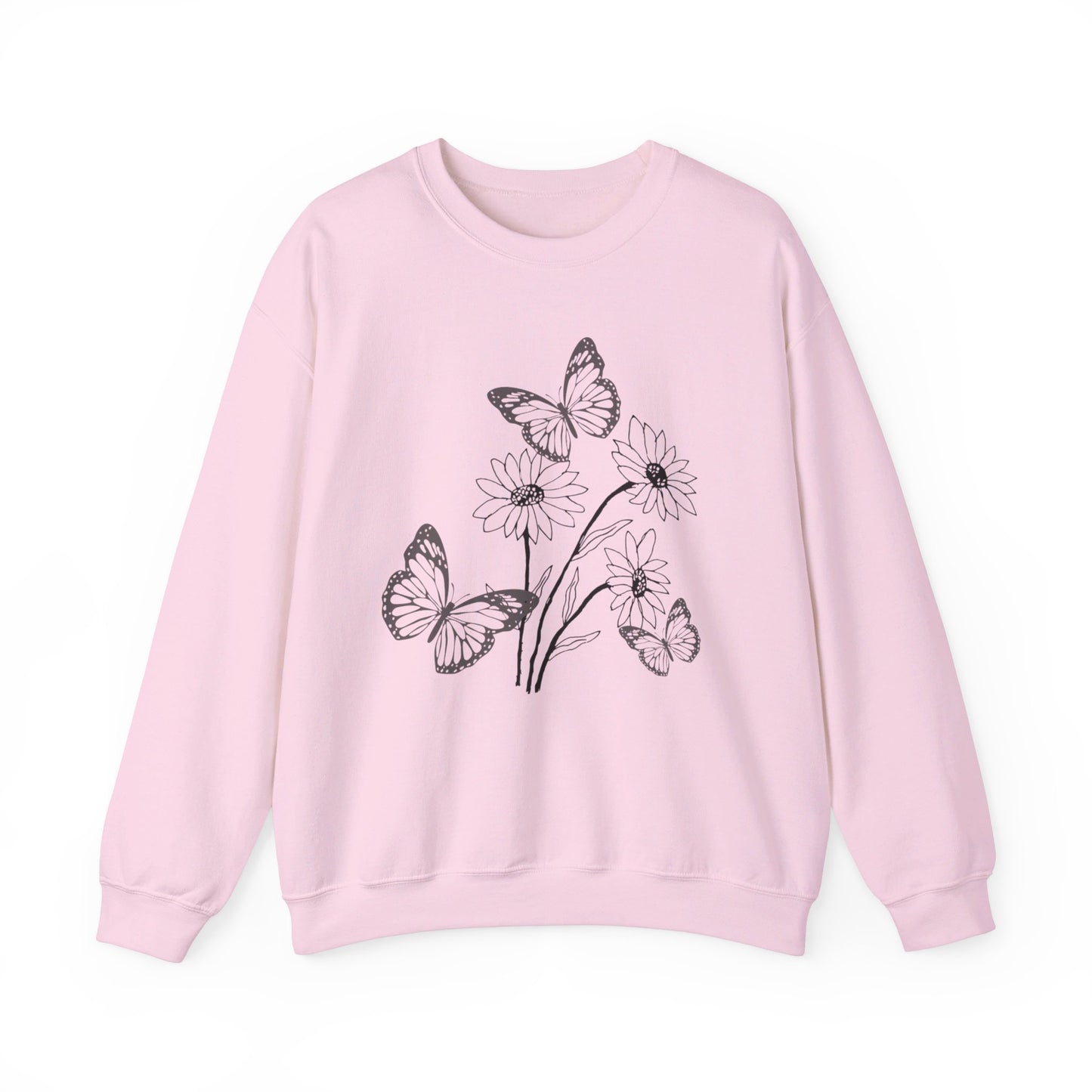 Butterfly Flower Sweatshirt