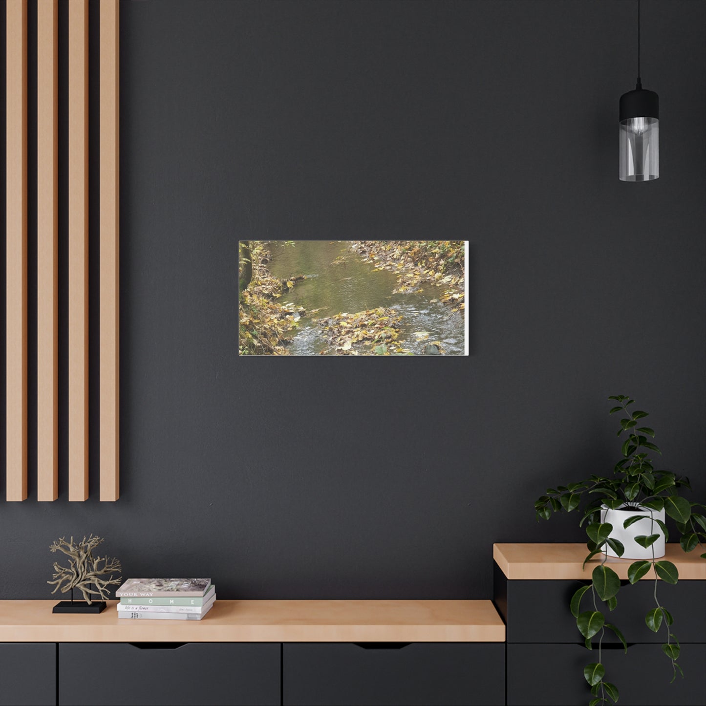 Canvas Print Autumn Water