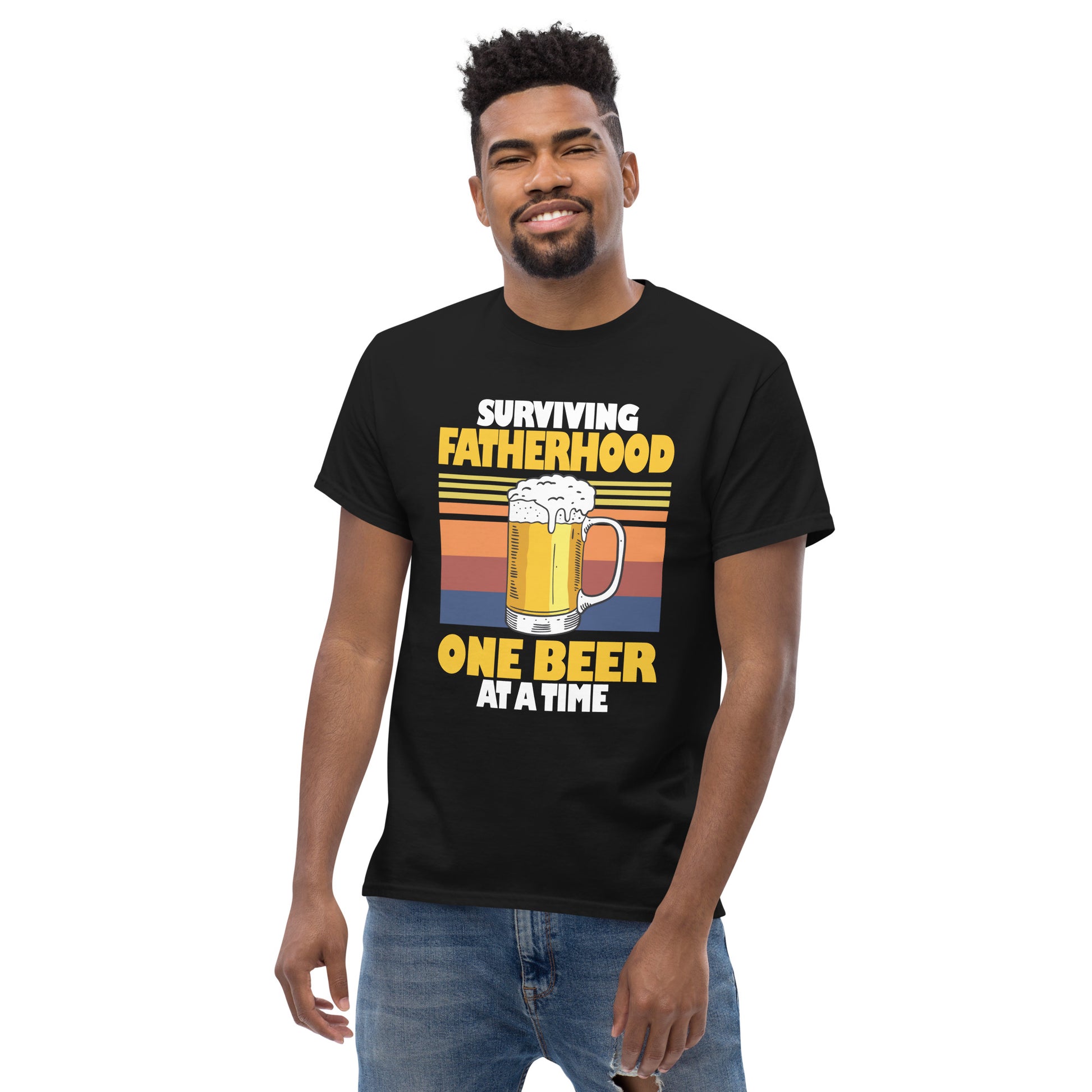 Surviving fatherhood mens shirt