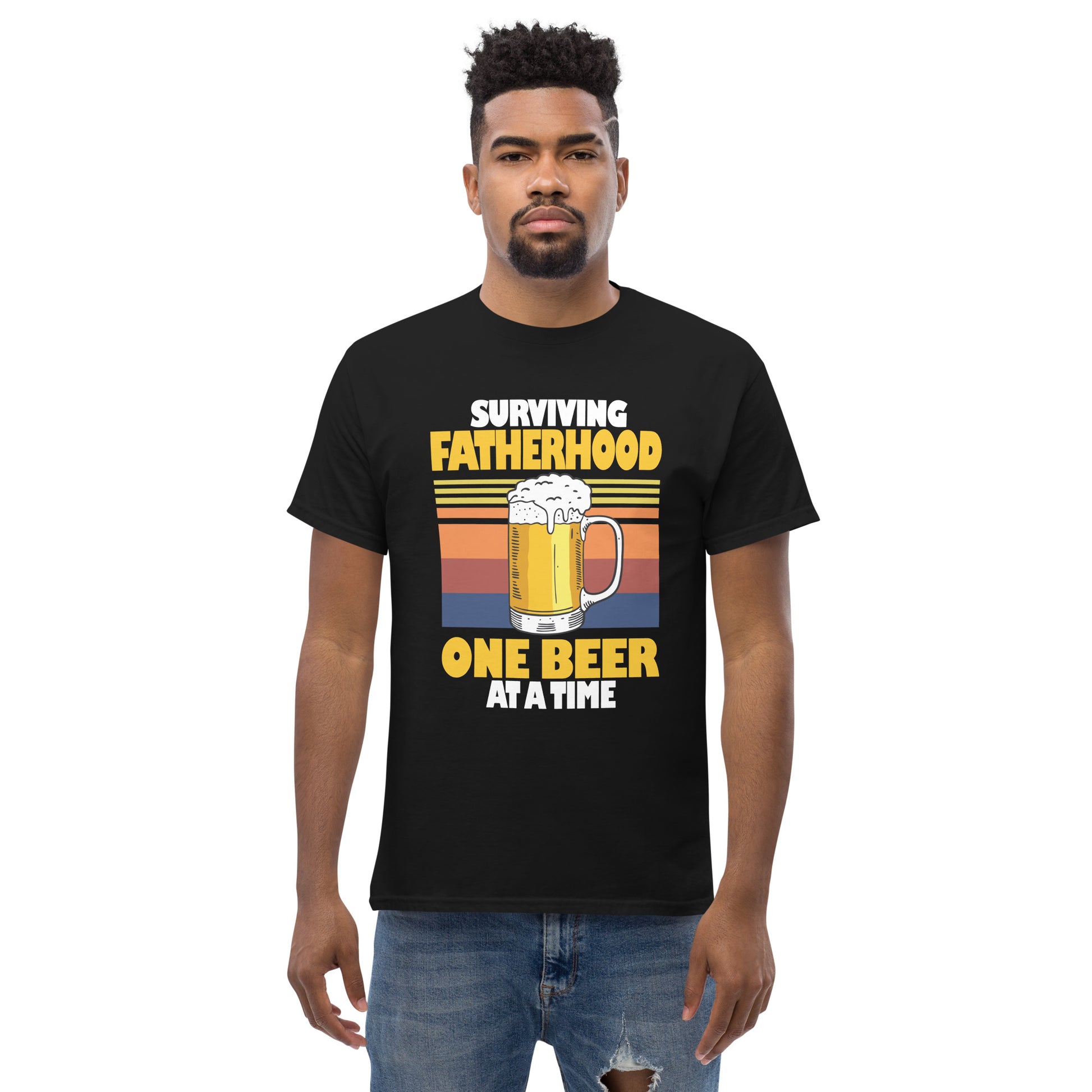 Surviving fatherhood mens shirt